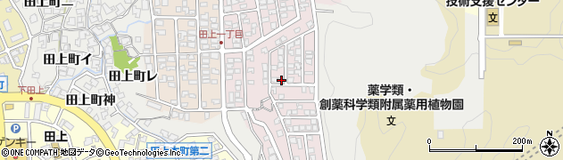 石川県金沢市田上新町207周辺の地図