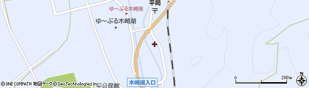 長野県大町市平山崎周辺の地図