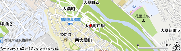 石川県金沢市大桑町（ロ甲）周辺の地図