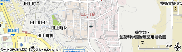 石川県金沢市田上新町7周辺の地図