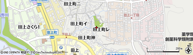 石川県金沢市田上町（レ）周辺の地図