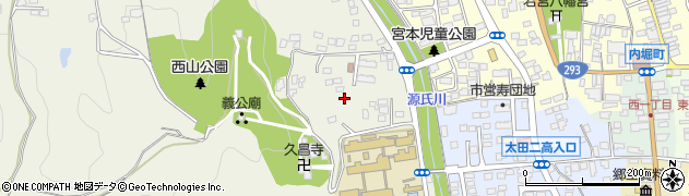 茨城県常陸太田市新宿町296周辺の地図