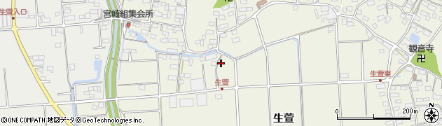 長野県千曲市生萱296周辺の地図
