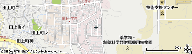 石川県金沢市田上新町197周辺の地図