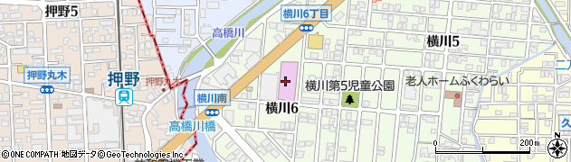 ラウンドワン金沢店カラオケ周辺の地図