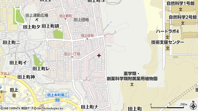〒920-1153 石川県金沢市田上新町の地図