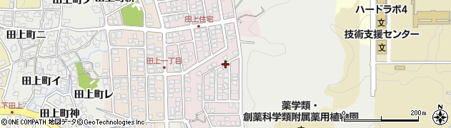 石川県金沢市田上新町周辺の地図