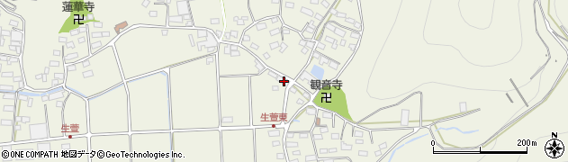 長野県千曲市生萱525周辺の地図