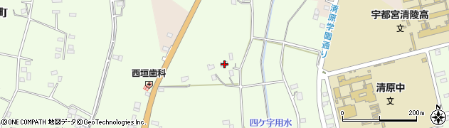 栃木県宇都宮市鐺山町321周辺の地図