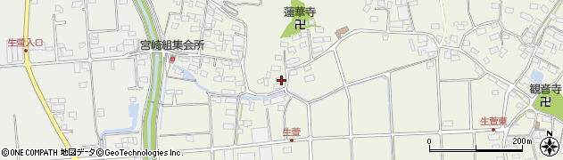 長野県千曲市生萱560周辺の地図