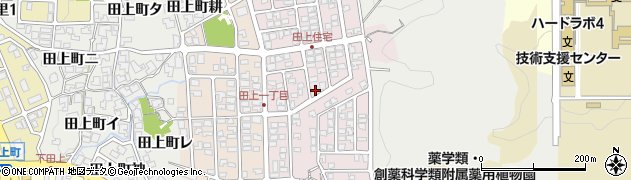 石川県金沢市田上新町55周辺の地図