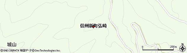 長野県長野市信州新町弘崎周辺の地図