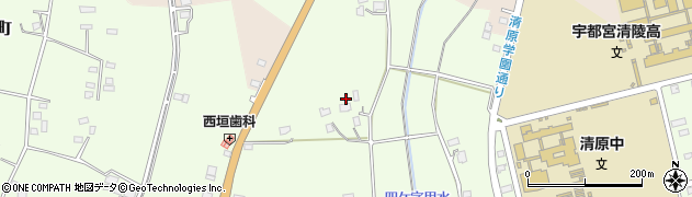 栃木県宇都宮市鐺山町308周辺の地図