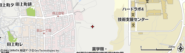 石川県金沢市田上町子周辺の地図