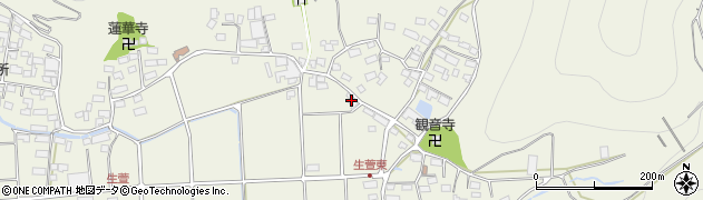 長野県千曲市生萱527周辺の地図
