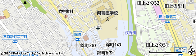 石川県金沢市上野本町周辺の地図