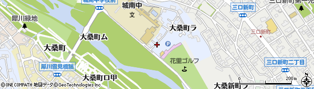 石川県金沢市大桑町（ナ）周辺の地図