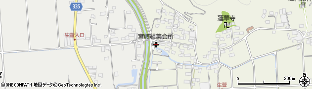 長野県千曲市生萱42周辺の地図