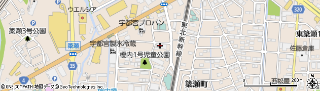 栃木県宇都宮市簗瀬町2261周辺の地図