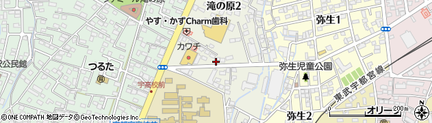 栃木県宇都宮市滝の原周辺の地図