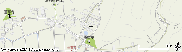 長野県千曲市生萱681周辺の地図