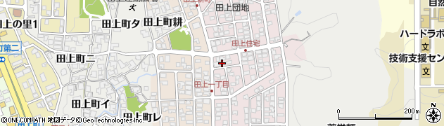 石川県金沢市田上新町79周辺の地図