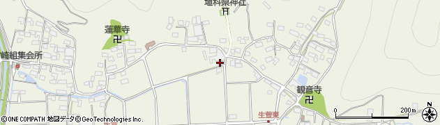 長野県千曲市生萱533周辺の地図
