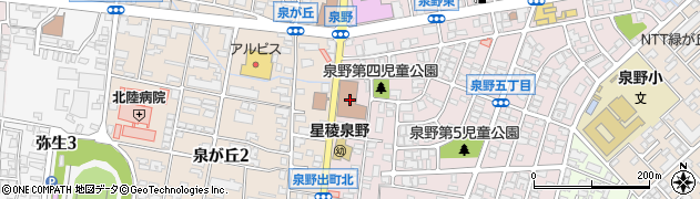 金沢南郵便局周辺の地図