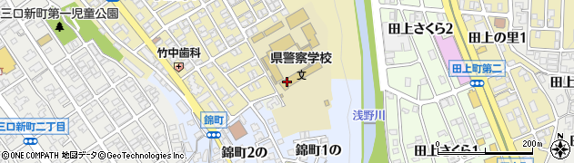 石川県警察本部　石川県警察学校周辺の地図