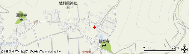 長野県千曲市生萱615周辺の地図