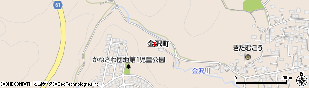 茨城県日立市金沢町周辺の地図