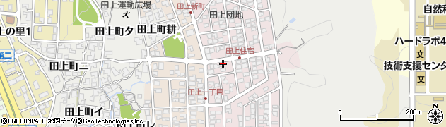 石川県金沢市田上新町83周辺の地図