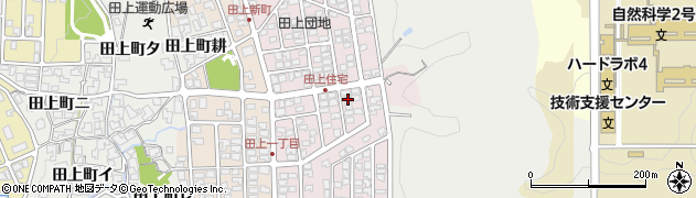 石川県金沢市田上新町38周辺の地図