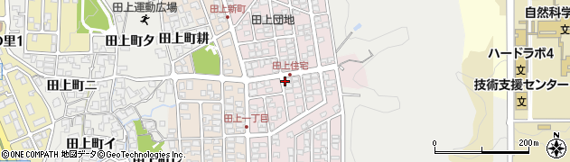 石川県金沢市田上新町49周辺の地図