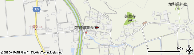 長野県千曲市生萱33周辺の地図