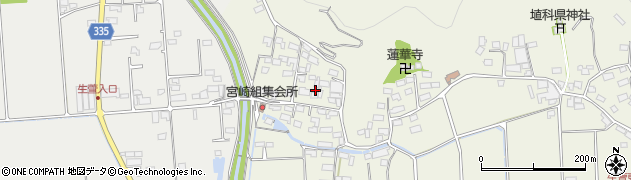 長野県千曲市生萱23周辺の地図