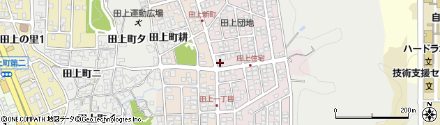 石川県金沢市田上新町86周辺の地図