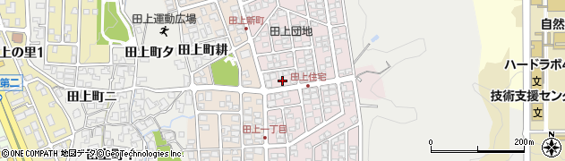 石川県金沢市田上新町88周辺の地図