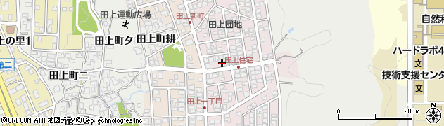 石川県金沢市田上新町89周辺の地図