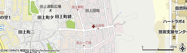 石川県金沢市田上新町90周辺の地図