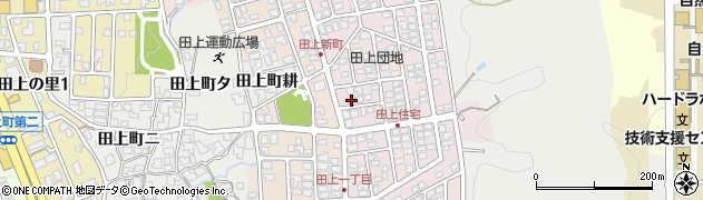 石川県金沢市田上新町97周辺の地図