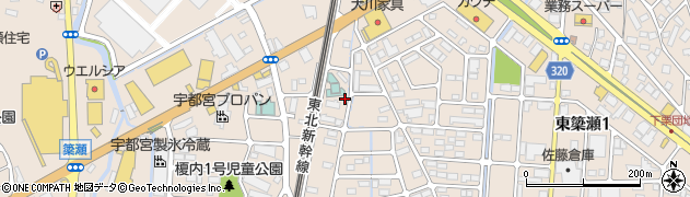 栃木県宇都宮市簗瀬町2525周辺の地図