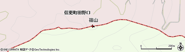 篠山周辺の地図