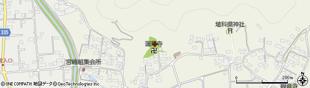 長野県千曲市生萱周辺の地図