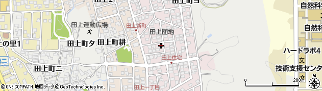 石川県金沢市田上新町101周辺の地図