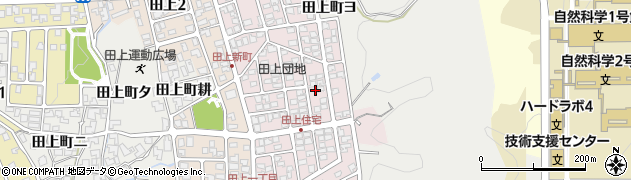 石川県金沢市田上新町165周辺の地図