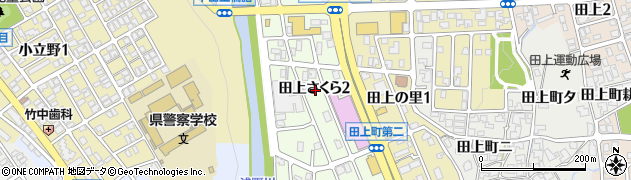 石川県金沢市田上さくら周辺の地図