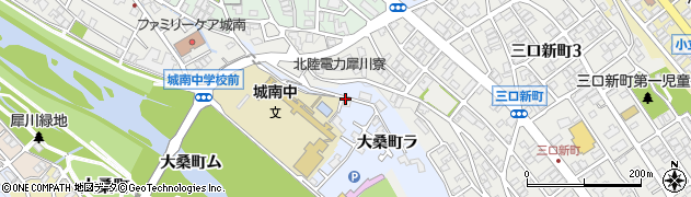 石川県金沢市大桑町（ラ）周辺の地図