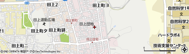 石川県金沢市田上新町163周辺の地図