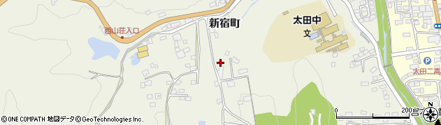 茨城県常陸太田市新宿町1481周辺の地図